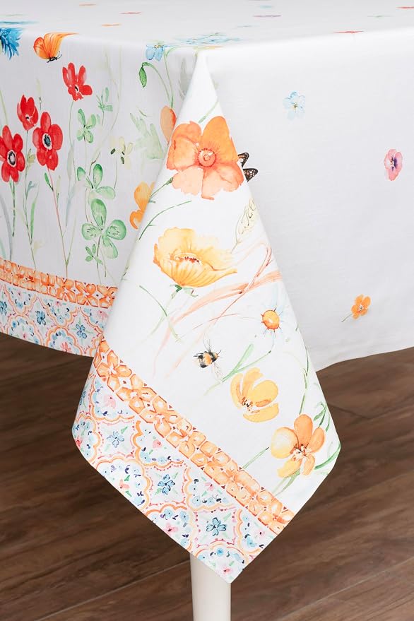Maison d' Hermine Table Cloth Rectangle Table 100% Cotton 54 x 72 Inches - Image 8
