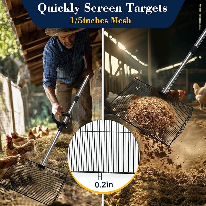 15-inch Large Chicken Poop Scooper - Image 4