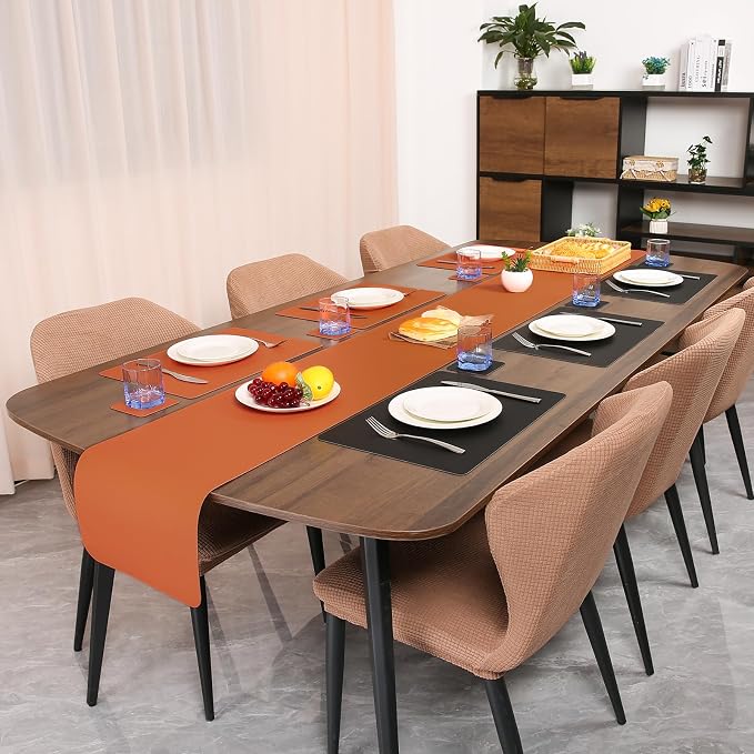 Myir JUN Table Runner Double Sided Vinyl Runner Table 55 Inch Long Runner - Image 6