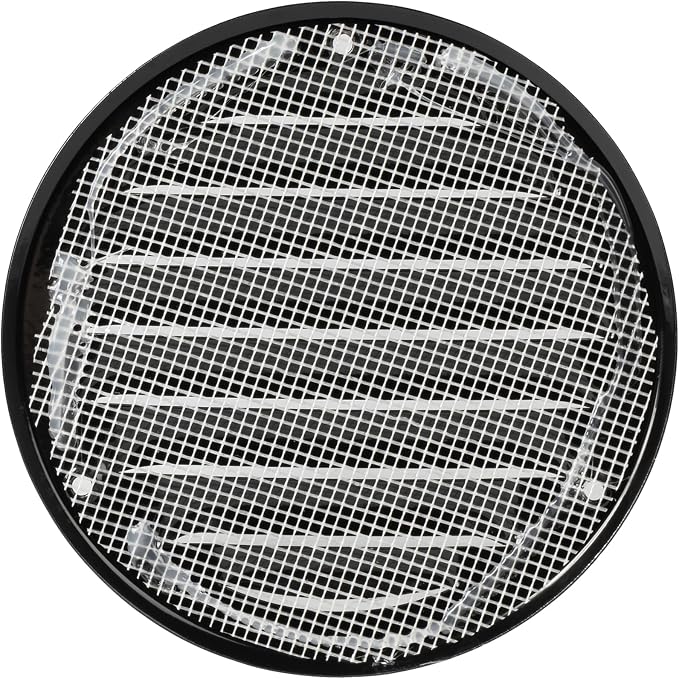 Repa Market 4 Inch Air Vent Covers/Black Galvanized Steel Return Air Grille/AC - Image 8