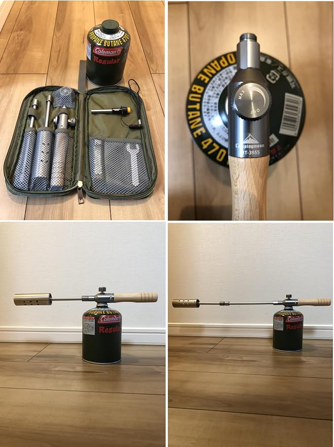 CAMPINGMOON Camping Grill Torch Dual Fuel Head Flame Adjustable - Image 7