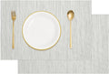 uxcell Faux Linen Placemats, 12x18 Inch Heat Resistant Place Mats Machine by uxcell