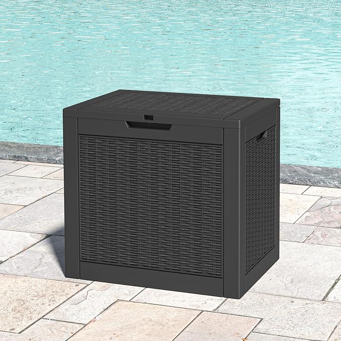 NUNU LAB 35 Gallon Outdoor Storage Box, Indoor Outside Deck Boxes Waterproof - Image 6