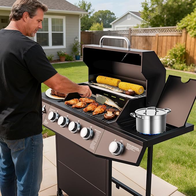 4-Burner Propane Gas Grill - Image 8