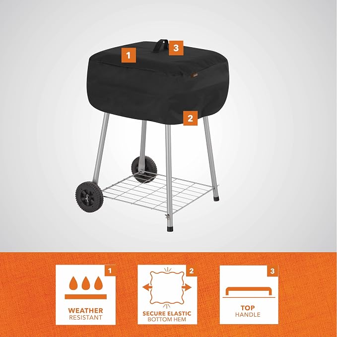 Modern Leisure 2974 Basics Walk-A-Bout Charcoal Grill Cover Water-Resistant - Image 6