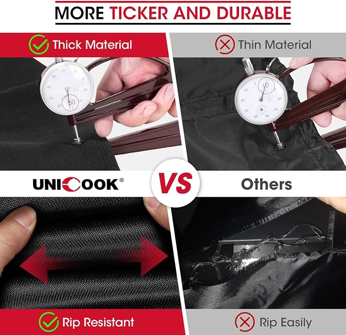 Unicook 63 Inch Grill Cover for Weber Genesis 300 Series and New 2022 Genesis - Image 6