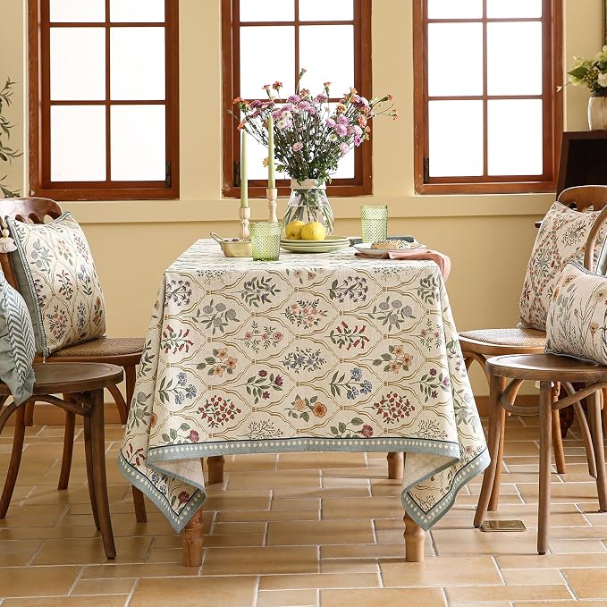 ISAENNE Designer Linen Table Cloth - Image 3