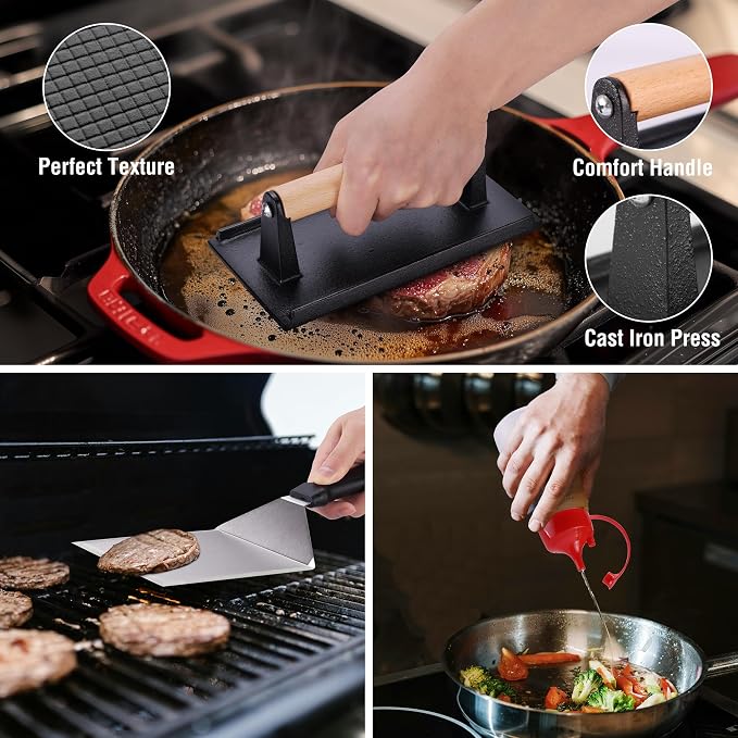 128 PCS Griddle Accessories Kit - Image 4