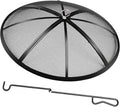 Fire Pit Spark Screen, 24 Inch Diameter Fire Pit Screen by JXLXYY