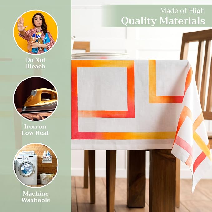 Maison d' Hermine Table Cloth Rectangle Table 100% Cotton 60 x 108 Inches - Image 3