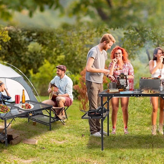 REDCAMP 36x24 Folding Grill Table - Image 2