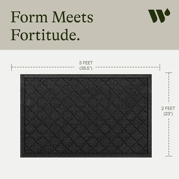 WaterHog Heavy Duty Doorway Mat, Made in USA, Durable & Skid-Resistant Entryway - Image 3
