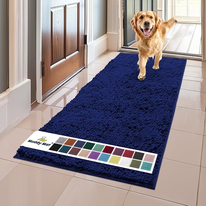 Muddy Mat® | Super Absorbent Door Mat Indoor, Microfiber Quick Dry Chenille by MuddyMat%C2%AE