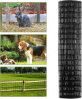 Wire Fence, 36 in x 50 ft PVC Coated Welded Wire Fence, 16GA Garden Border by PULNDA