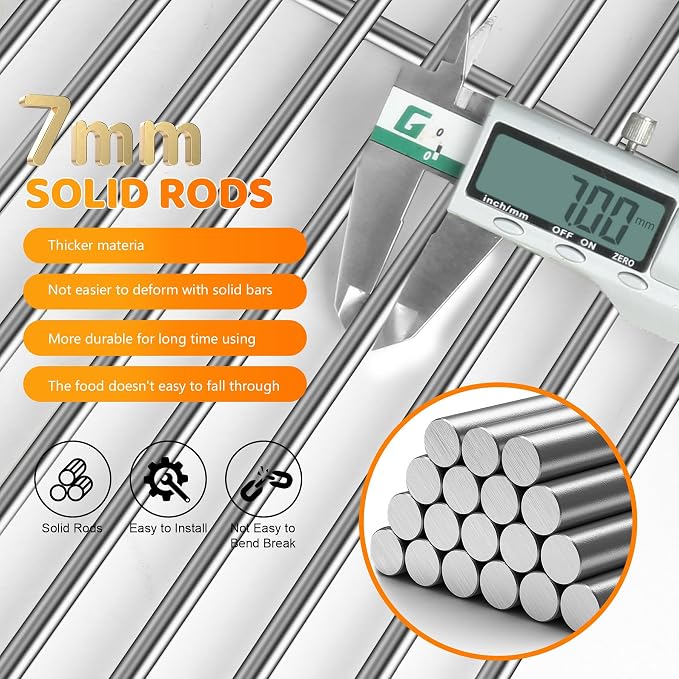 Stainless Steel Cooking Grates for Traeger Woodridge Pellet Grill, Grill Grids - Image 3