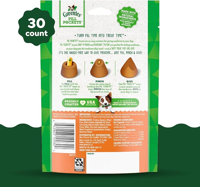 Greenies Pill Pockets for Dogs, Large Size Soft Dog Treats, Cheese Flavor - Image 2