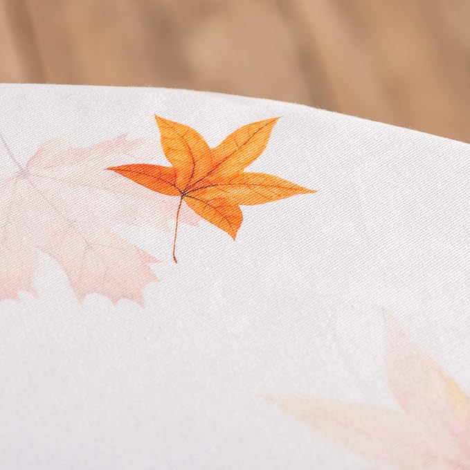 Maison d' Hermine Table Cloth Round Table 100% Cotton 69 Inches Fall Tablecloth - Image 9