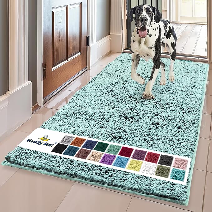 Muddy Mat® Shown on TV – Super Absorbent Door Mat Indoor, Microfiber Quick Dry by MuddyMat%C2%AE