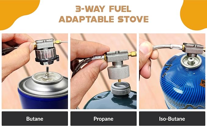 Roamix 54, 500 BTU Multi-Fuel Portable Camping Stove – 16, 000W Collapsible - Image 3