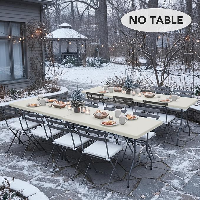 LUSHVIDA 6 Packs Vinyl Tablecloths - Image 3