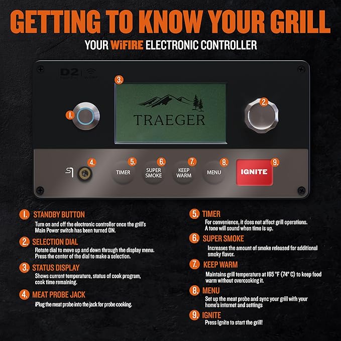Traeger Ironwood 885 Wood Pellet Grill and Smoker, WiFi Pellet Smoker Grill - Image 5