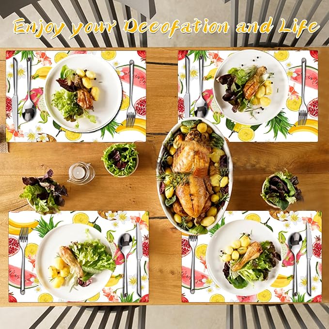 Fruit Placemats Set of 4 - Image 6