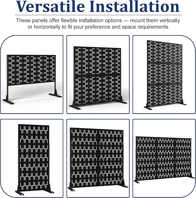 Outdoor Privacy Screen, Freestanding Privacy Fence Panels - Image 5