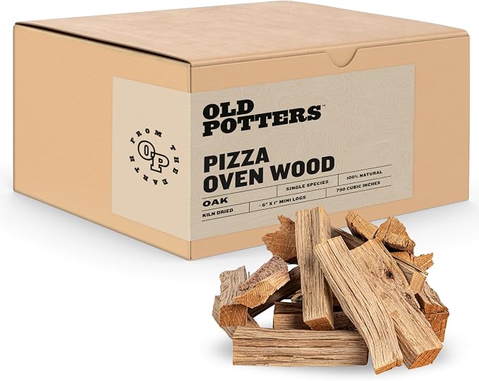 Old Potters Kiln Dried Pizza Oven Cooking Logs, Approx 12 lbs, Wood Logs by Old+Potters
