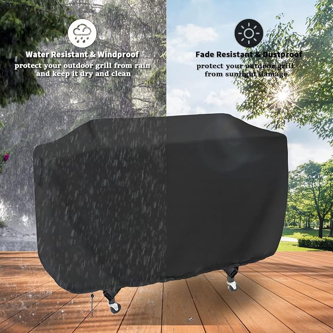 Flat Top Grill Cover for Royal Gourmet GB4000/GB4007/GB4001B/GB4002 Propane Gas - Image 6