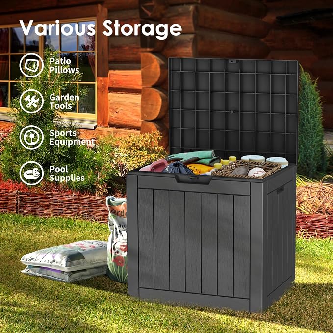 30 Gallon Outdoor Storage Box – Resin Deck Box - Image 5