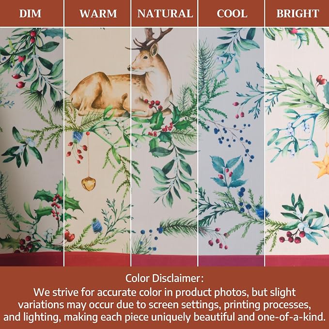 Maison d' Hermine Table Cloth Round Table 100% Cotton 69 Inches Fall Tablecloth - Image 6