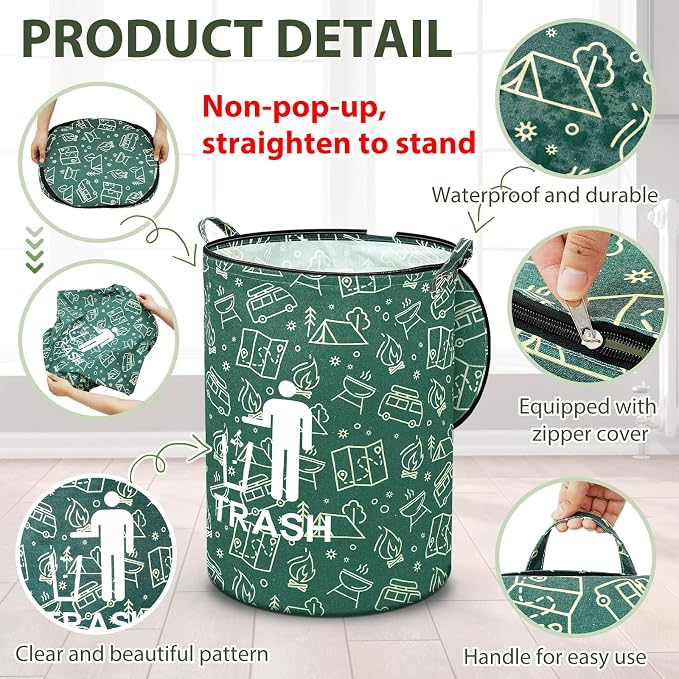 1 Pack Collapsible Trash Can Camping - Image 3