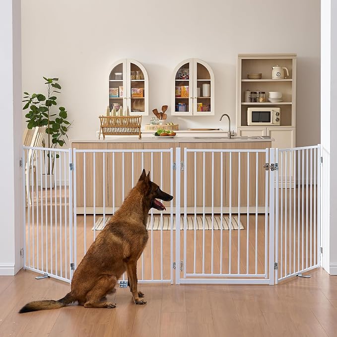 No Pawblems Free Standing Dog Gate by NoPawblems