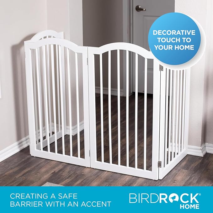INTERNET'S BEST Arched Top Dog Gate | 4 Panel, and Porch | Portable, Extra Wide - Image 4