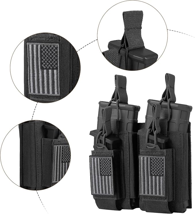 Open-Top Single/Double/Triple Molle Mag Pouch - Image 3