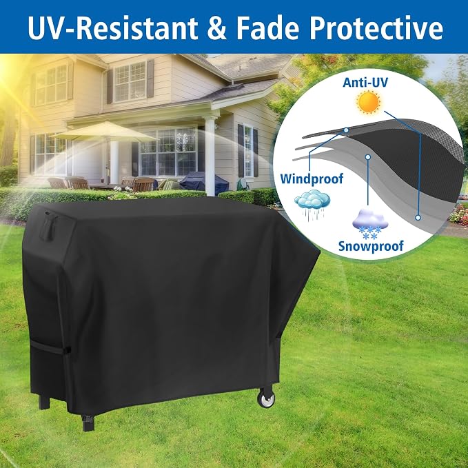 Grill Cover for Blackstone Duo 17" Griddle and Grill Combo 1819, Heavy Duty - Image 5
