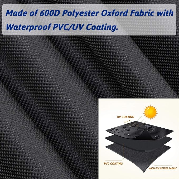 Utheer 7113 Grill Cover for Weber Q100 Q1000 Q1200 Q200 Q2000 Q2200 Series - Image 4