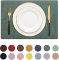Romanstile Vinyl Placemats Set of 8-12 X 18 Inch by Romanstile