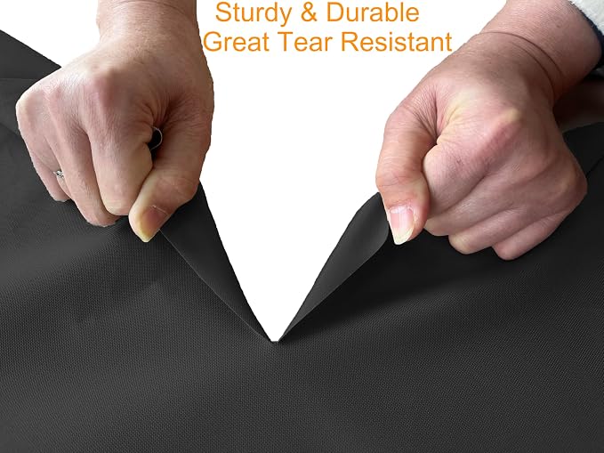 Fire Pit Cover 600D Heavy Duty Waterproof Fabric - Image 7