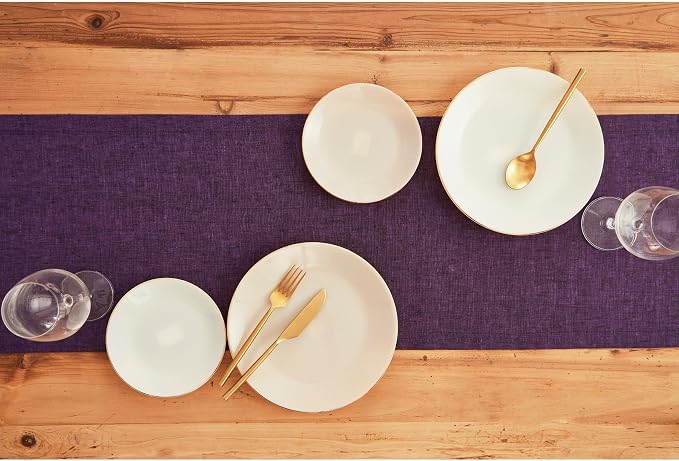 Solino Home Linen Table Runner 72 Inches Long - Image 3