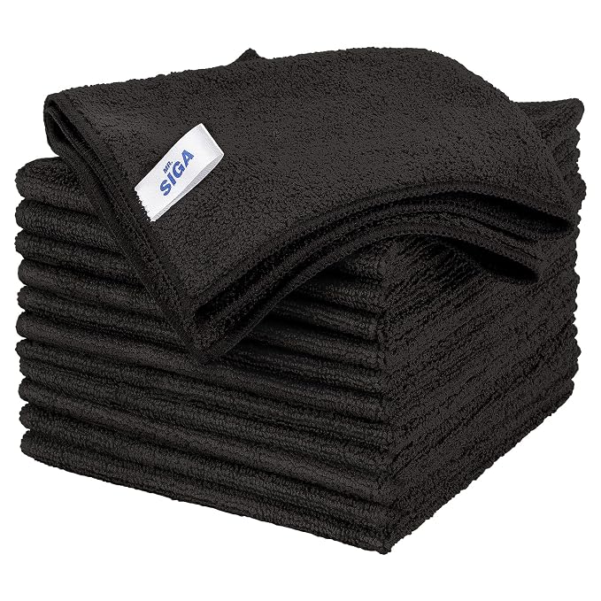 MR.SIGA Microfiber Cleaning Cloth, All-Purpose Microfiber Towels, Streak Free by MRSIGA
