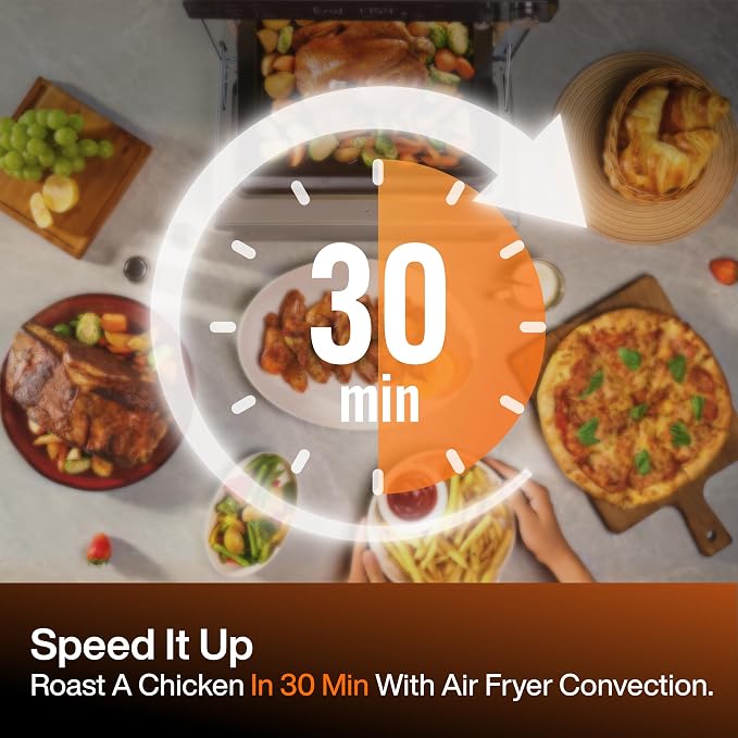 Typhur Sync Oven with Smart Wireless Meat Thermometer Probe, 12‑in‑1 Countertop - Image 5