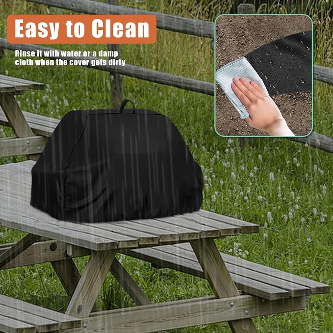 Grill Cover Fit for Charbroil Bistro Pro Tabletop Electric Grill, Dust-Proof - Image 3