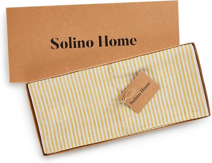 Solino Home Linen Table Runner 120 Inches Long - Image 6