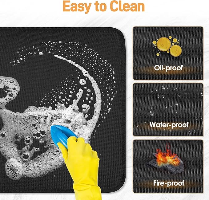 Heat Resistant Mats for Countertop and Grill Table, Fireproof Grill Mats for - Image 4