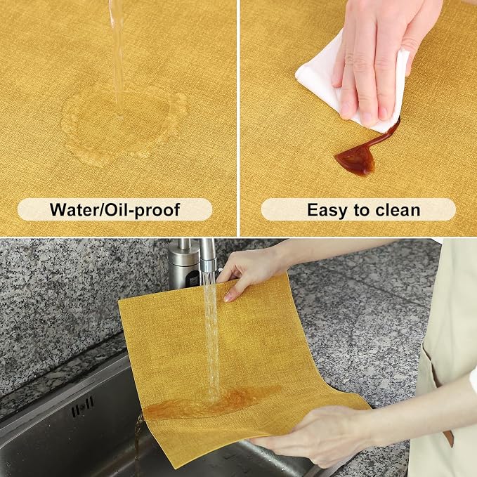 Homaxy Faux Leather Heat Resistant Placemats - Image 4