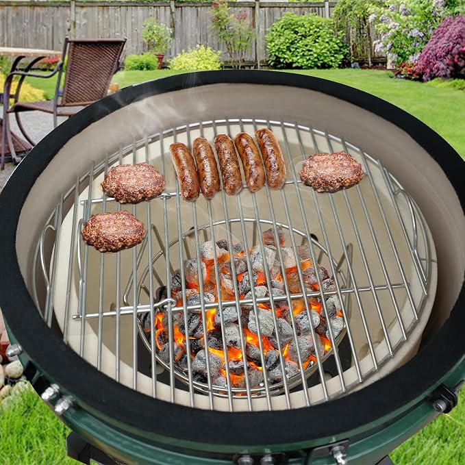 onlyfire Charcoal Ash Basket Fits Small Big Green Egg, Stainless Steel Charcoal - Image 7