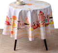 Maison d'Hermine Premium Table Cloth Round Table 100% Cotton 70 Inches by MaisondHermine