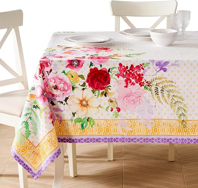 Maison d' Hermine Premium Table Cloth Rectangle Table 100% Combed Cotton 108 x by MaisondHermine