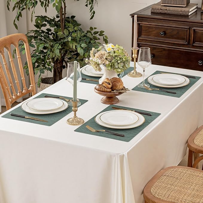 Romanstile Vinyl Placemats Set of 8-12 X 18 Inch - Image 7